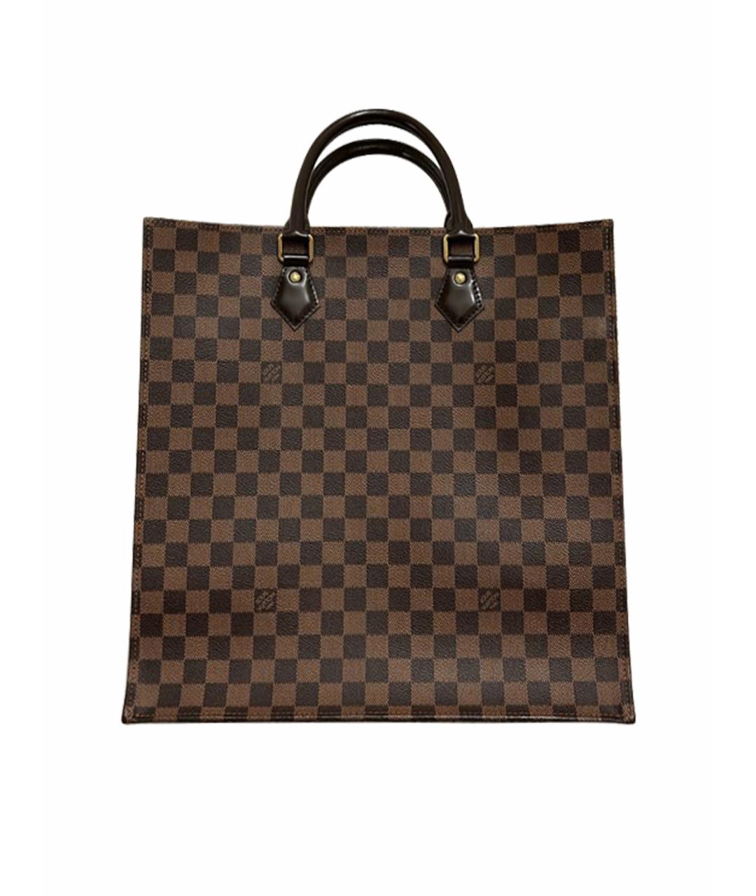 LOUIS VUITTON PRE-OWNED Коричневая сумка с короткими ручками, фото 1