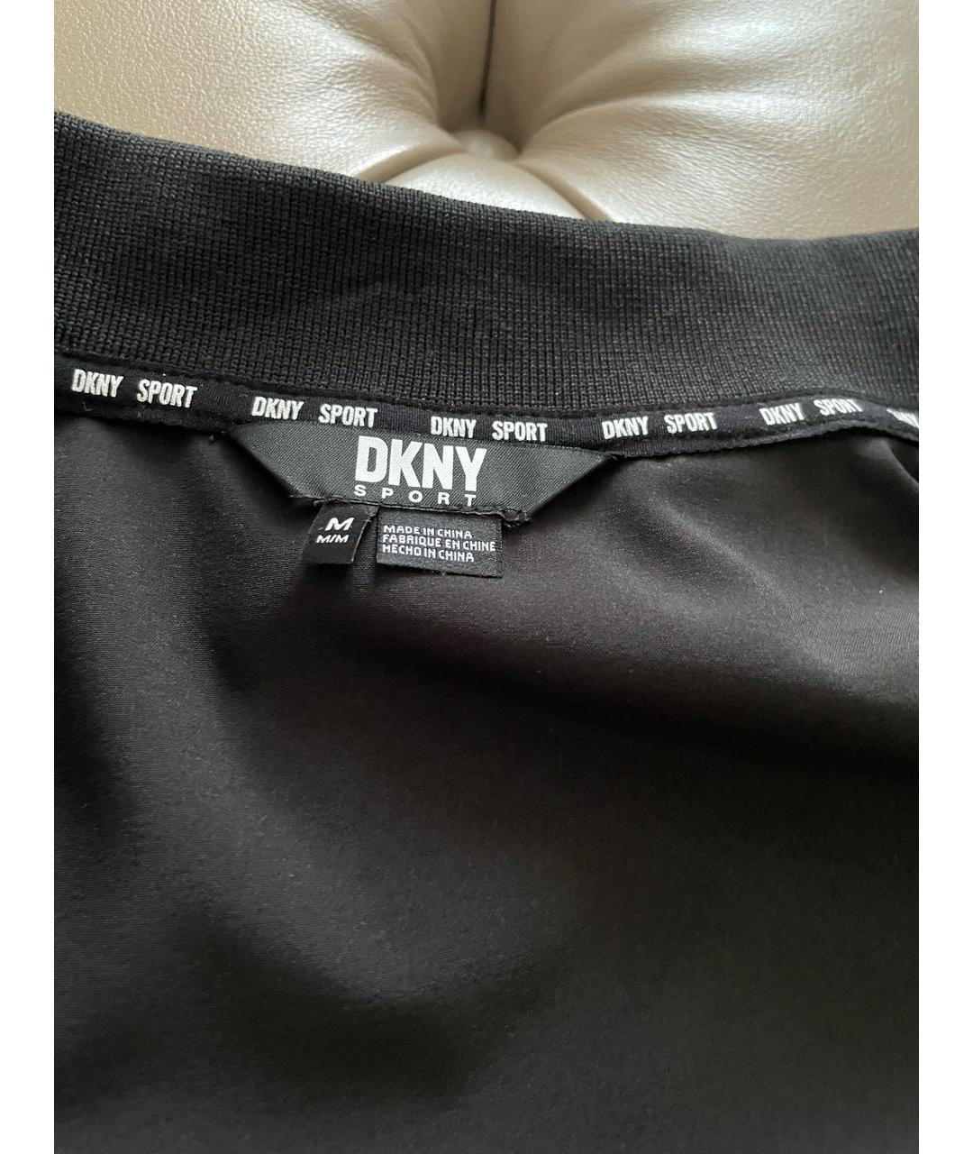 DKNY Черная полиамидовая куртка, фото 3