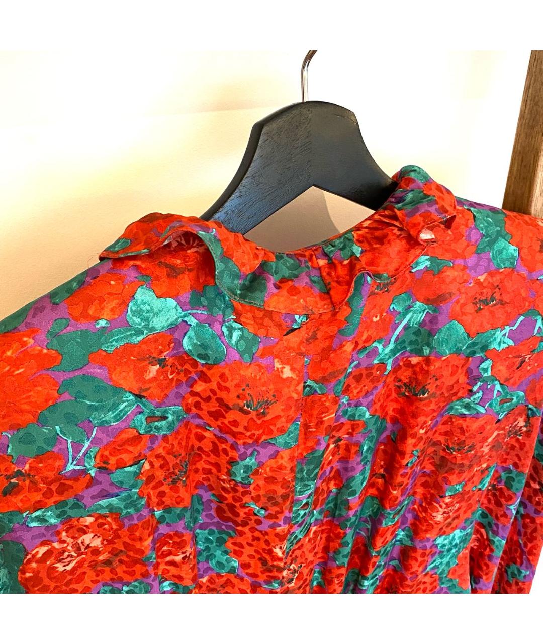 MAGDA BUTRYM Красное шелковое коктейльное платье, фото 7