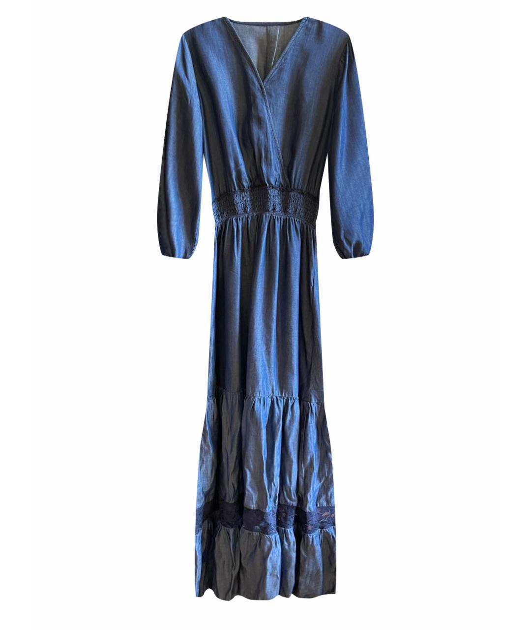 LIU JO Темно-синее полиамидовое платье, фото 1
