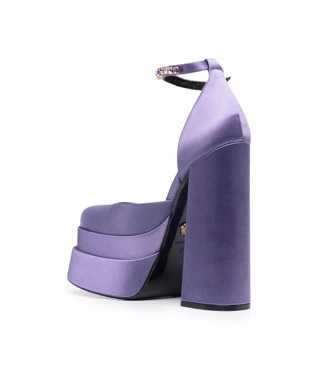 VERSACE Фиолетовые туфли, фото 3