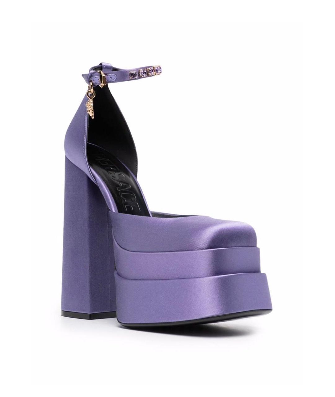 VERSACE Фиолетовые туфли, фото 2