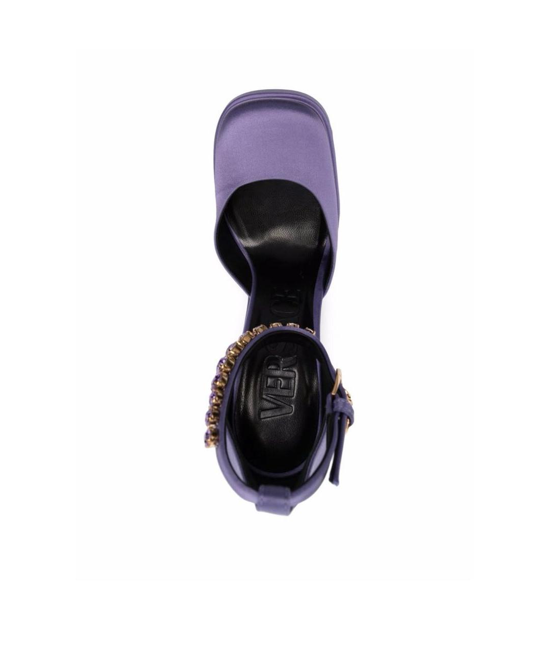 VERSACE Фиолетовые туфли, фото 4