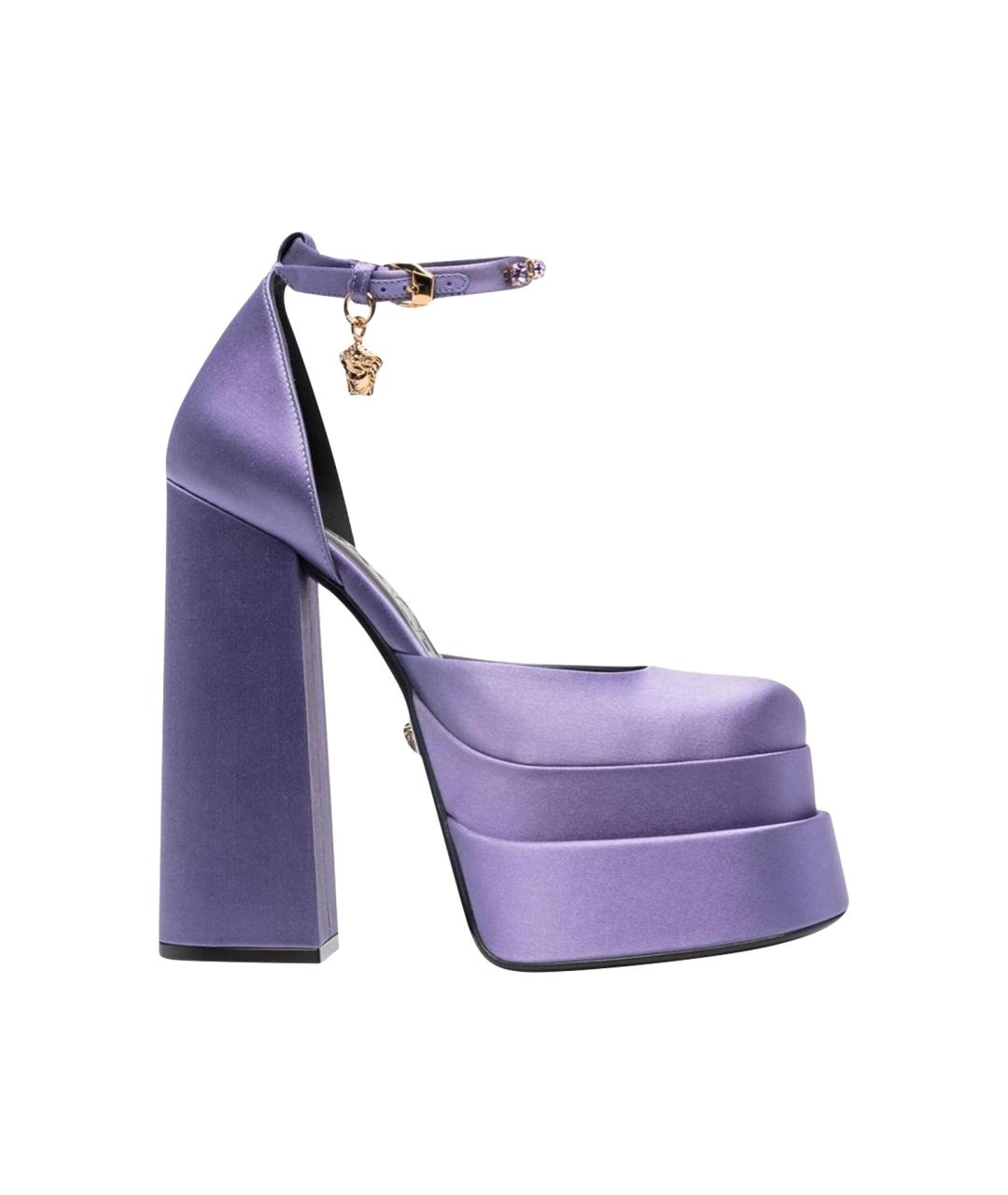 VERSACE Фиолетовые туфли, фото 1