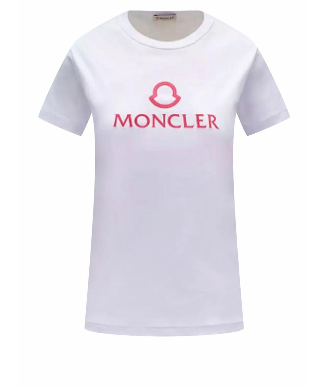 MONCLER Белая футболка, фото 4