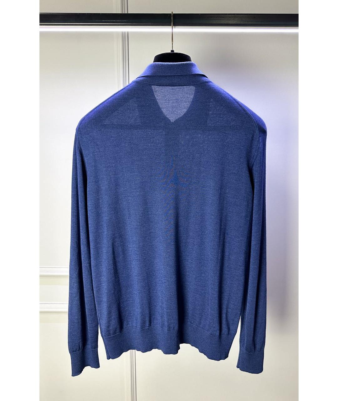 STEFANO RICCI Темно-синий джемпер / свитер, фото 4