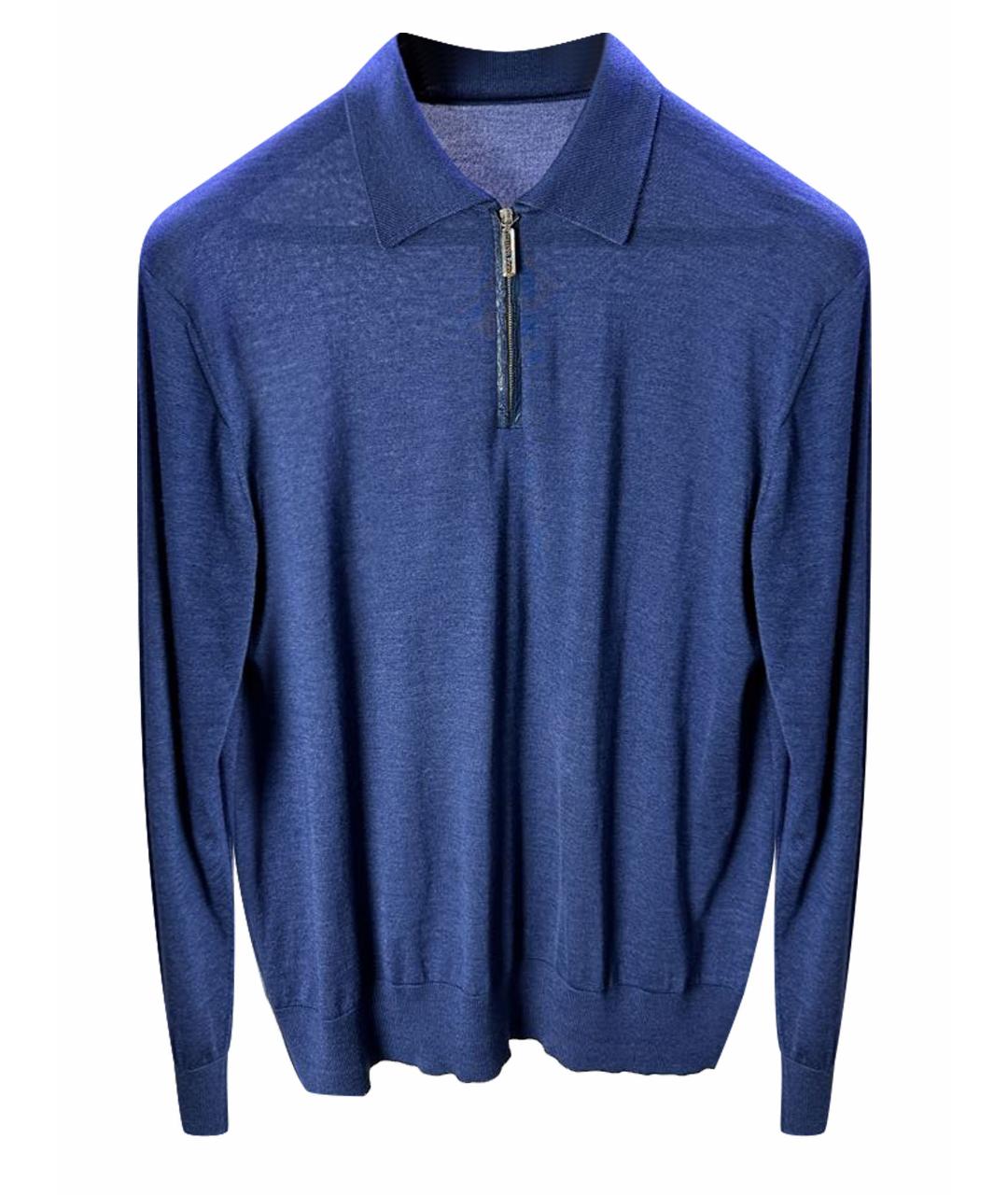 STEFANO RICCI Темно-синий джемпер / свитер, фото 1