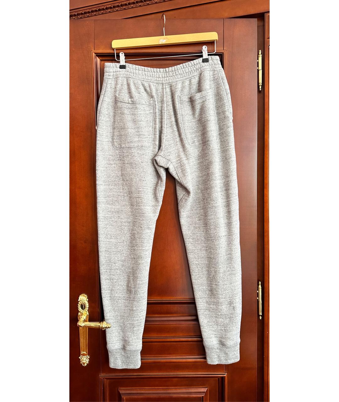 TOM FORD Серый хлопковый спортивный костюм, фото 7