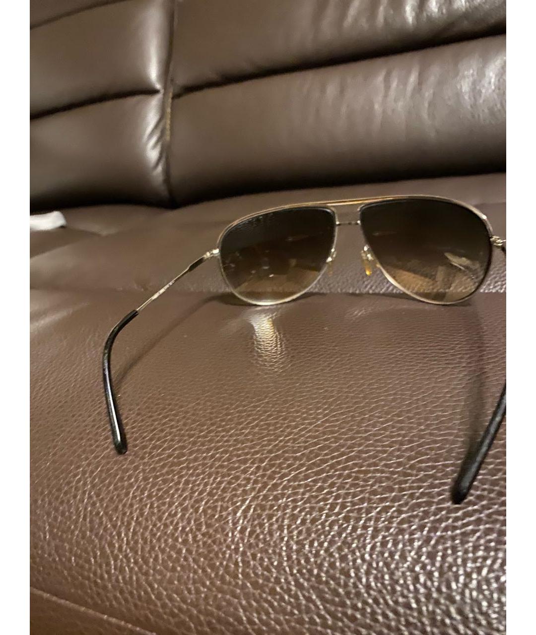 GIORGIO ARMANI Серебряные металлические солнцезащитные очки, фото 6