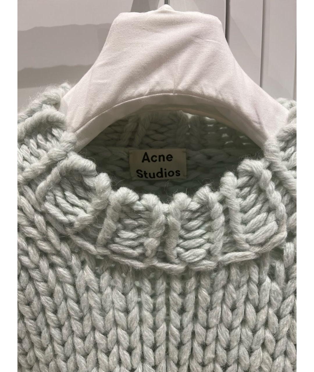 ACNE STUDIOS Салатовый шерстяной джемпер / свитер, фото 3
