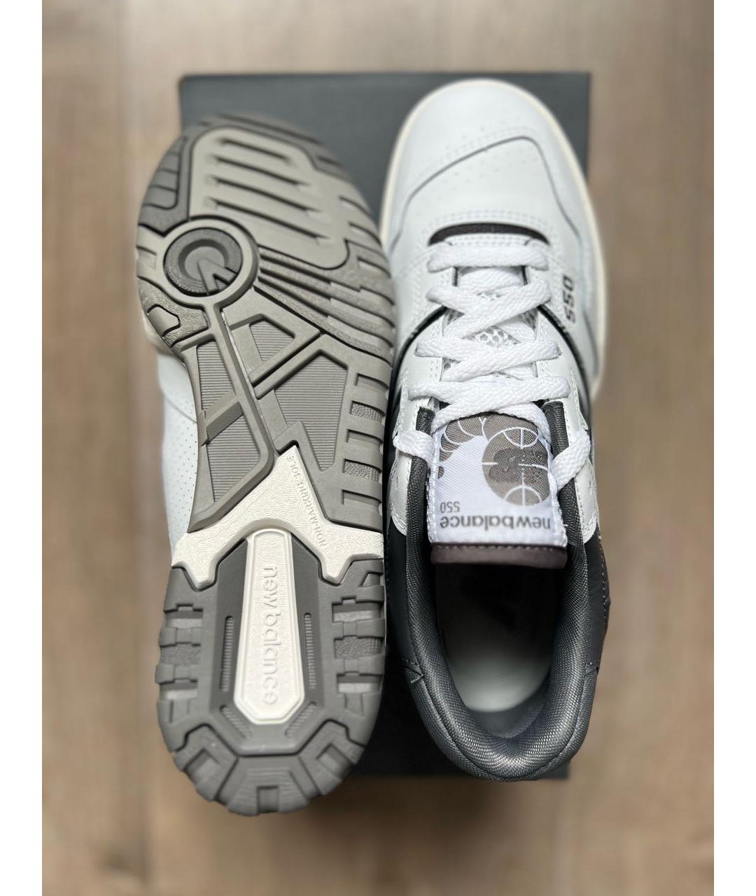 NEW BALANCE Серые кожаные кеды, фото 3
