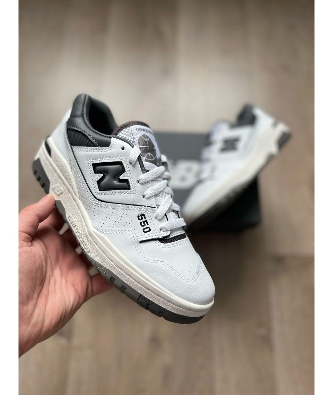 NEW BALANCE Серые кожаные кеды, фото 7