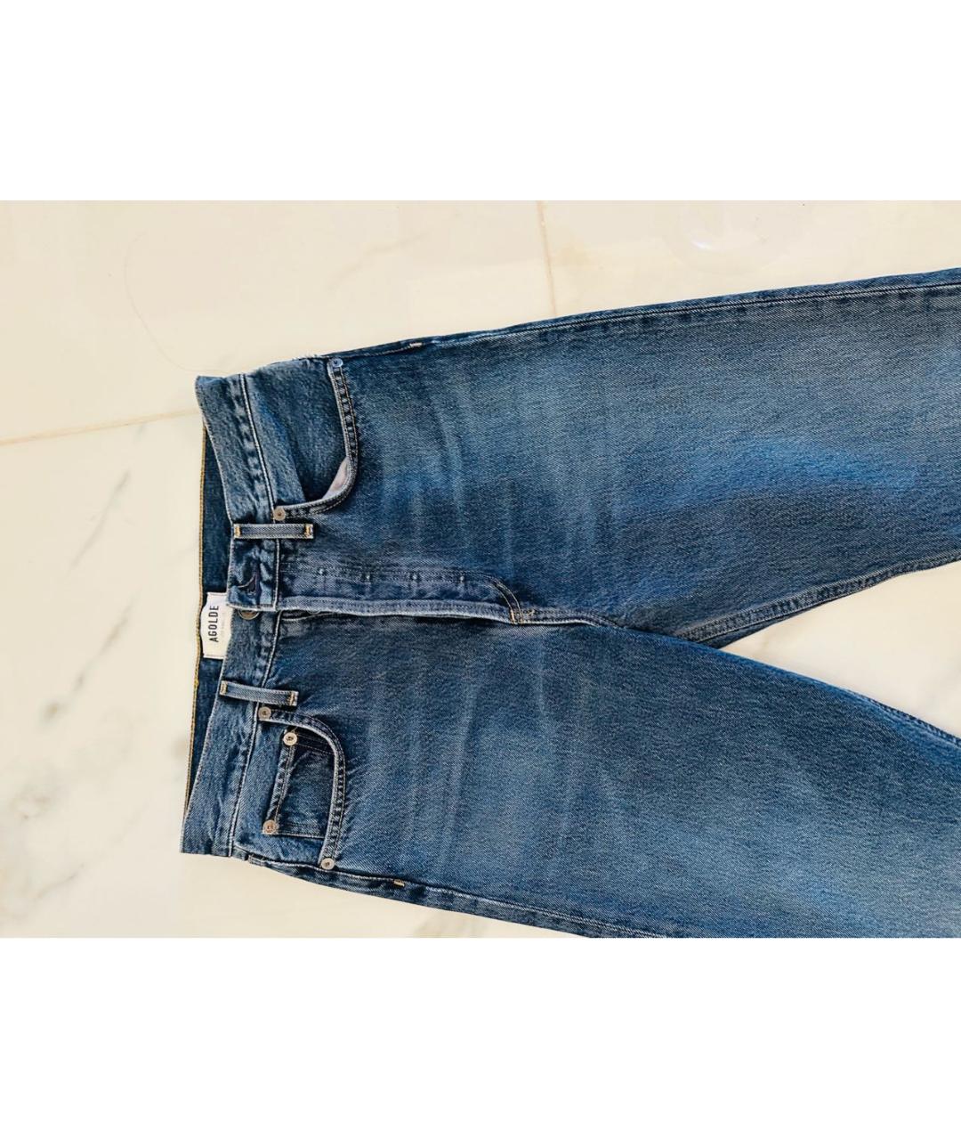 AGOLDE Синие прямые джинсы, фото 5