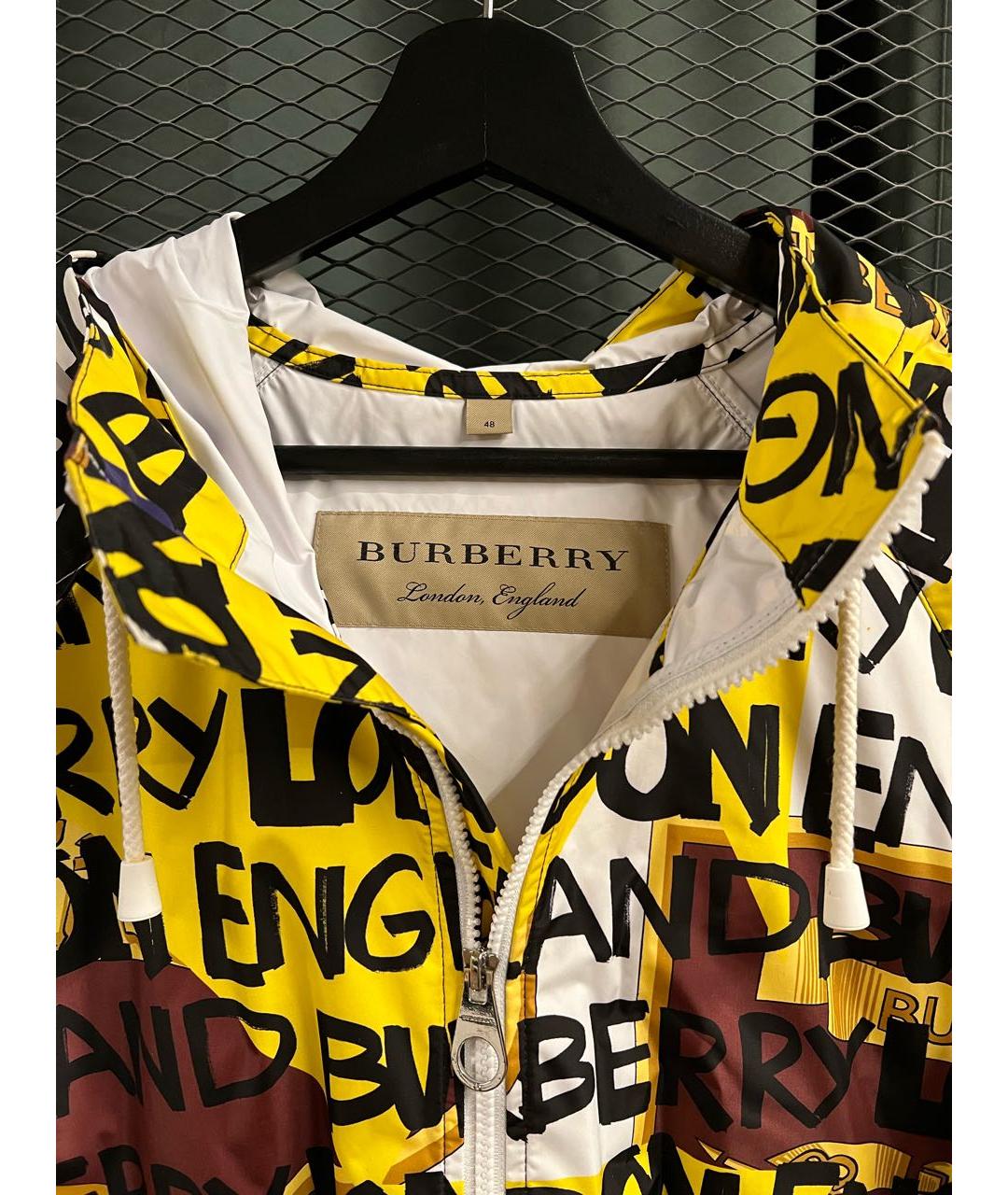 Burberry yellow outlet jacket