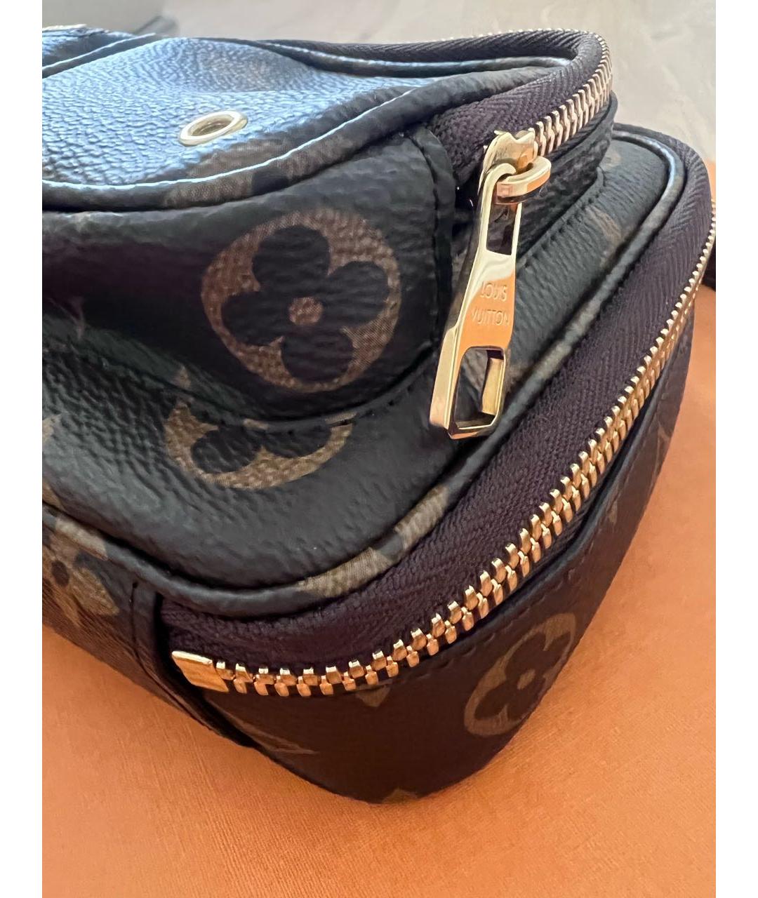 LOUIS VUITTON Коричневая кожаная сумка через плечо, фото 9