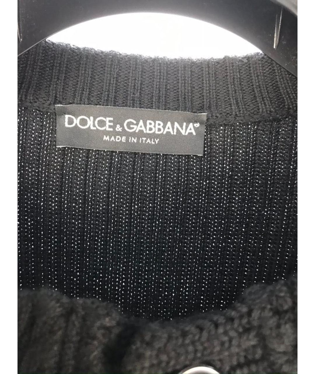 DOLCE&GABBANA Черный джемпер / свитер, фото 4