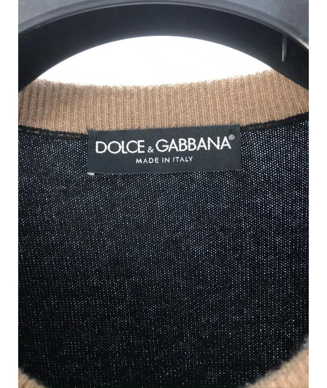 DOLCE&GABBANA Черный джемпер / свитер, фото 5