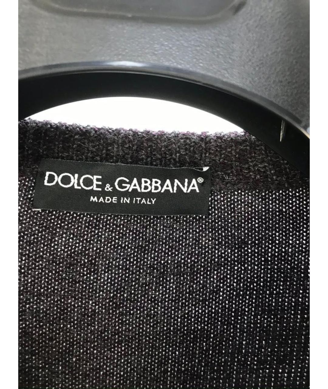 DOLCE&GABBANA Серый джемпер / свитер, фото 5
