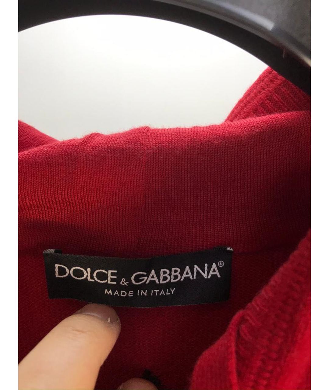 DOLCE&GABBANA Красный джемпер / свитер, фото 4