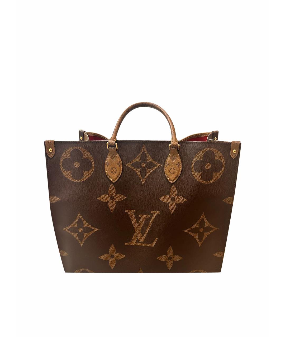 LOUIS VUITTON Коричневая сумка тоут, фото 1