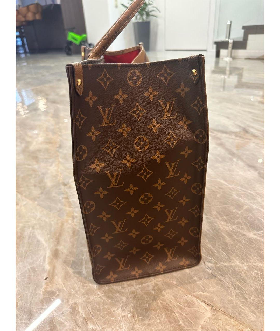 LOUIS VUITTON Коричневая сумка тоут, фото 2