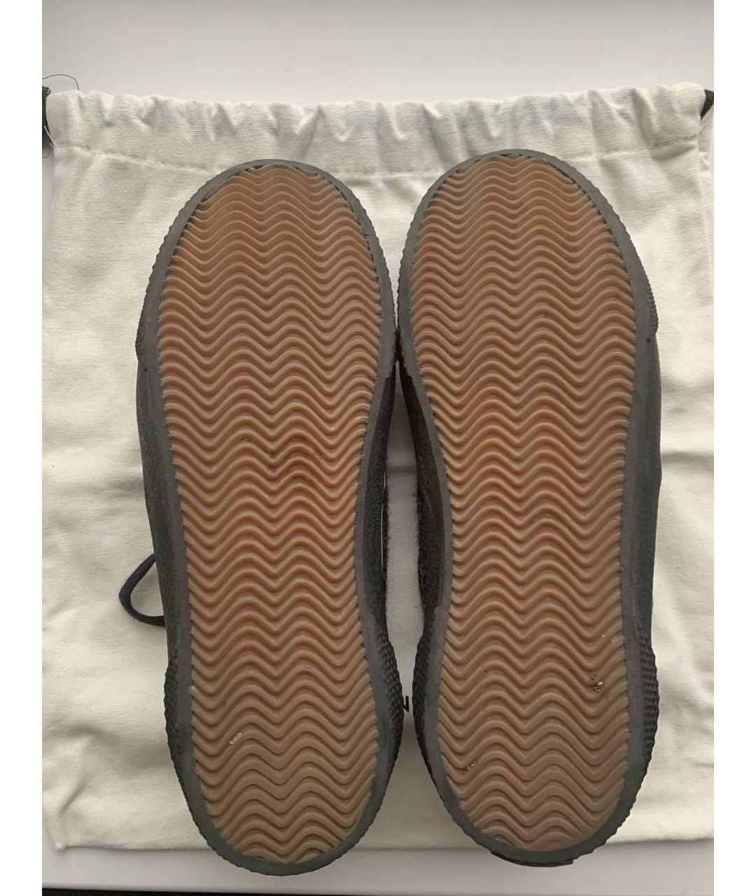CELINE PRE-OWNED Антрацитовые низкие кроссовки / кеды, фото 7