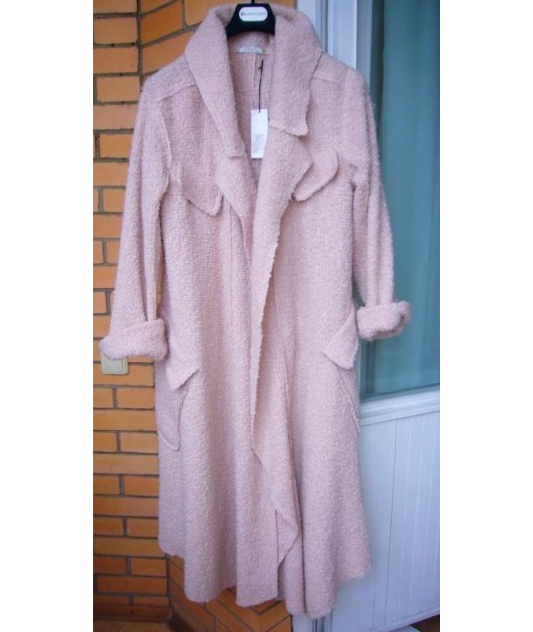 NINA RICCI Розовая шерстяная куртка, фото 9