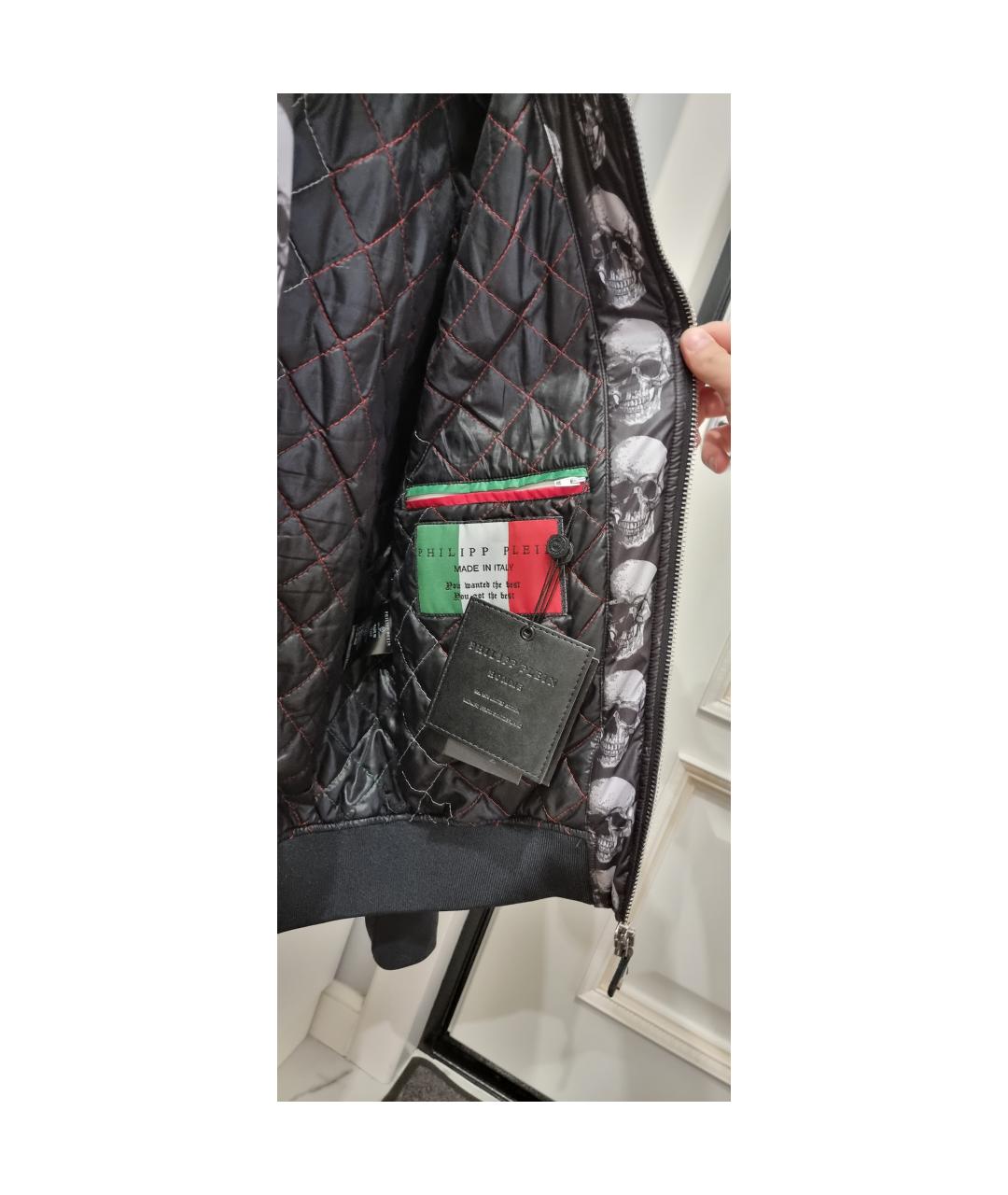 PHILIPP PLEIN Черная куртка, фото 3