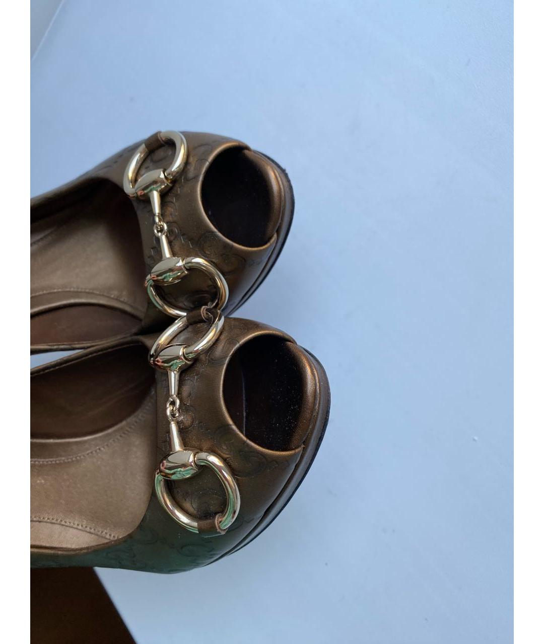 GUCCI Кожаные туфли, фото 4