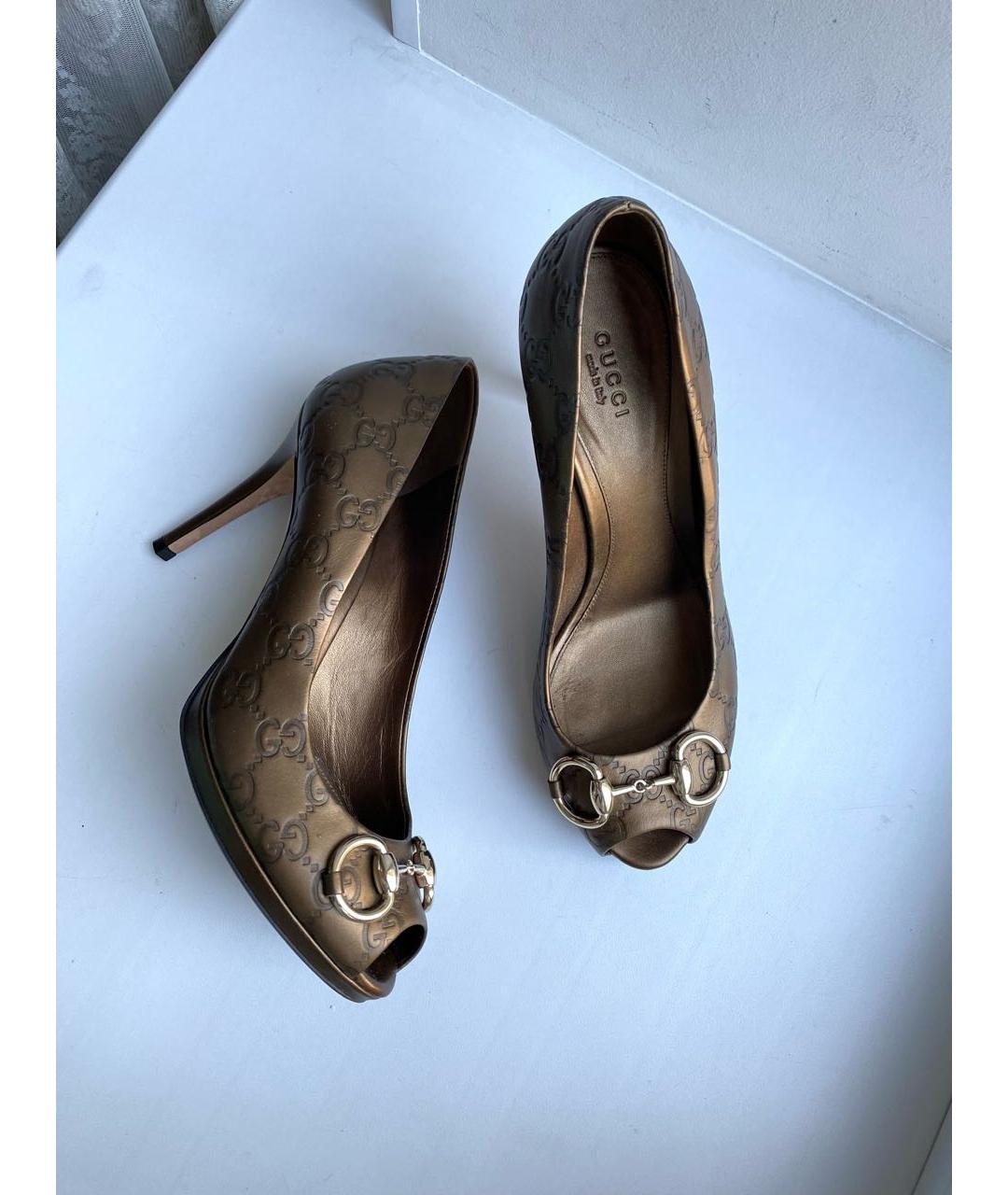 GUCCI Кожаные туфли, фото 2