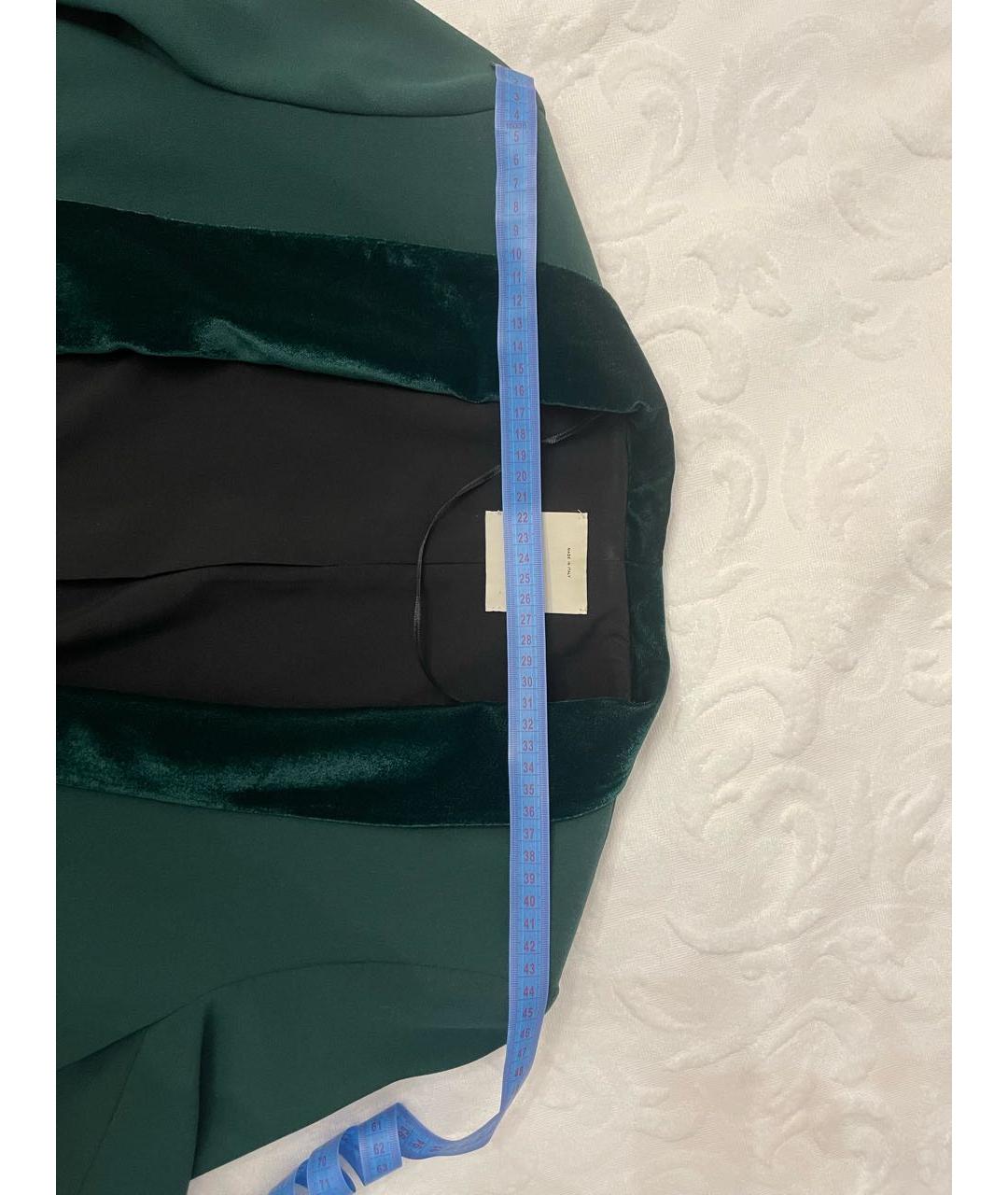PINKO Зеленый полиэстеровый жакет/пиджак, фото 7