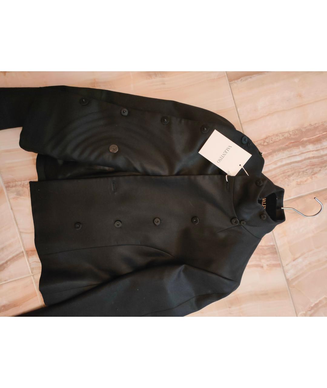 VALENTINO Черный шерстяной жакет/пиджак, фото 8
