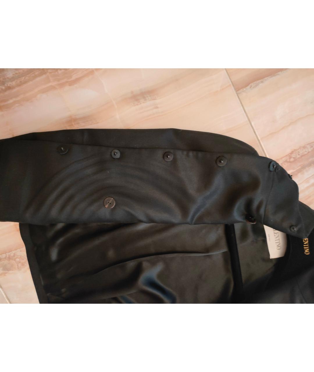 VALENTINO Черный шерстяной жакет/пиджак, фото 7