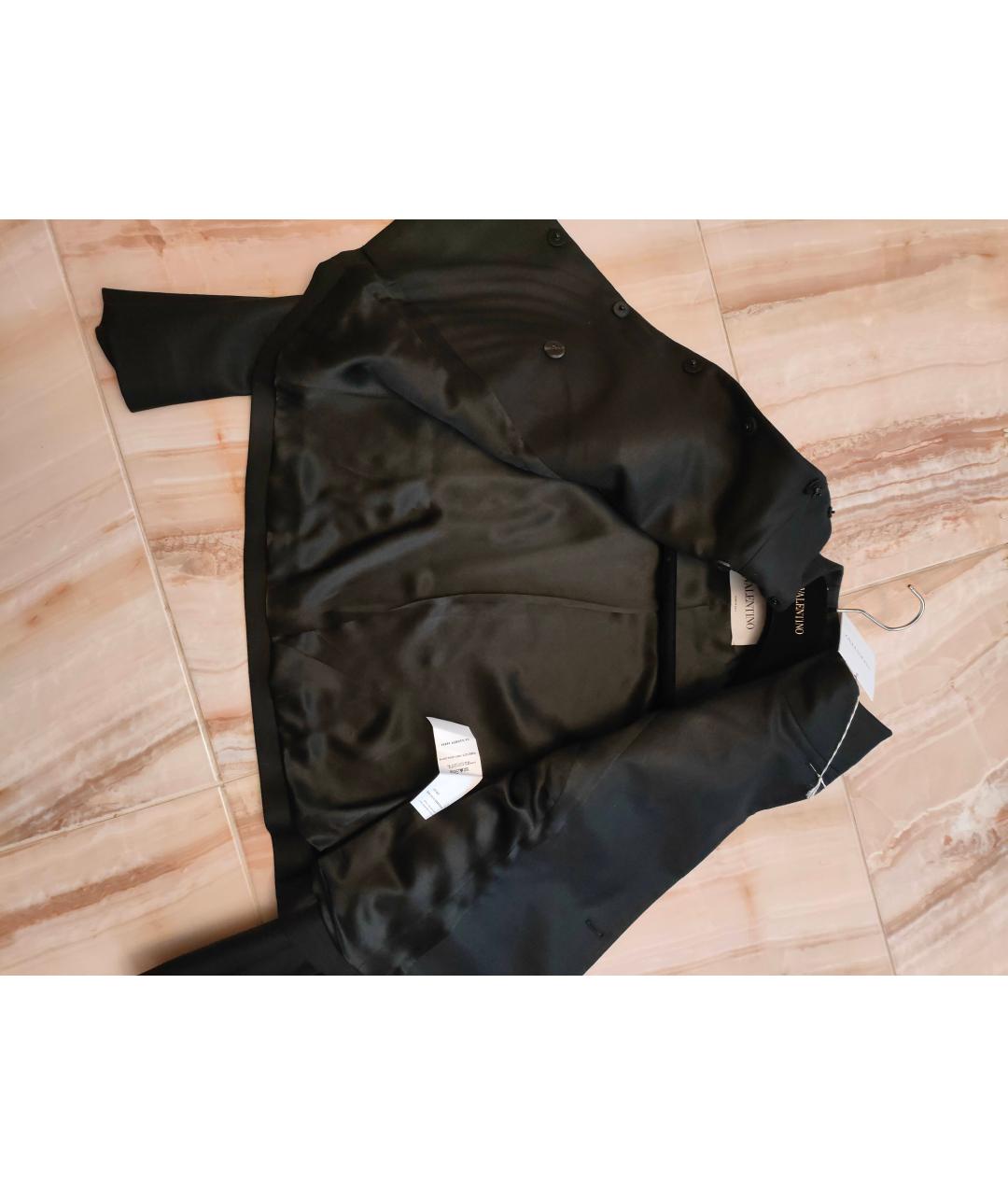 VALENTINO Черный шерстяной жакет/пиджак, фото 6