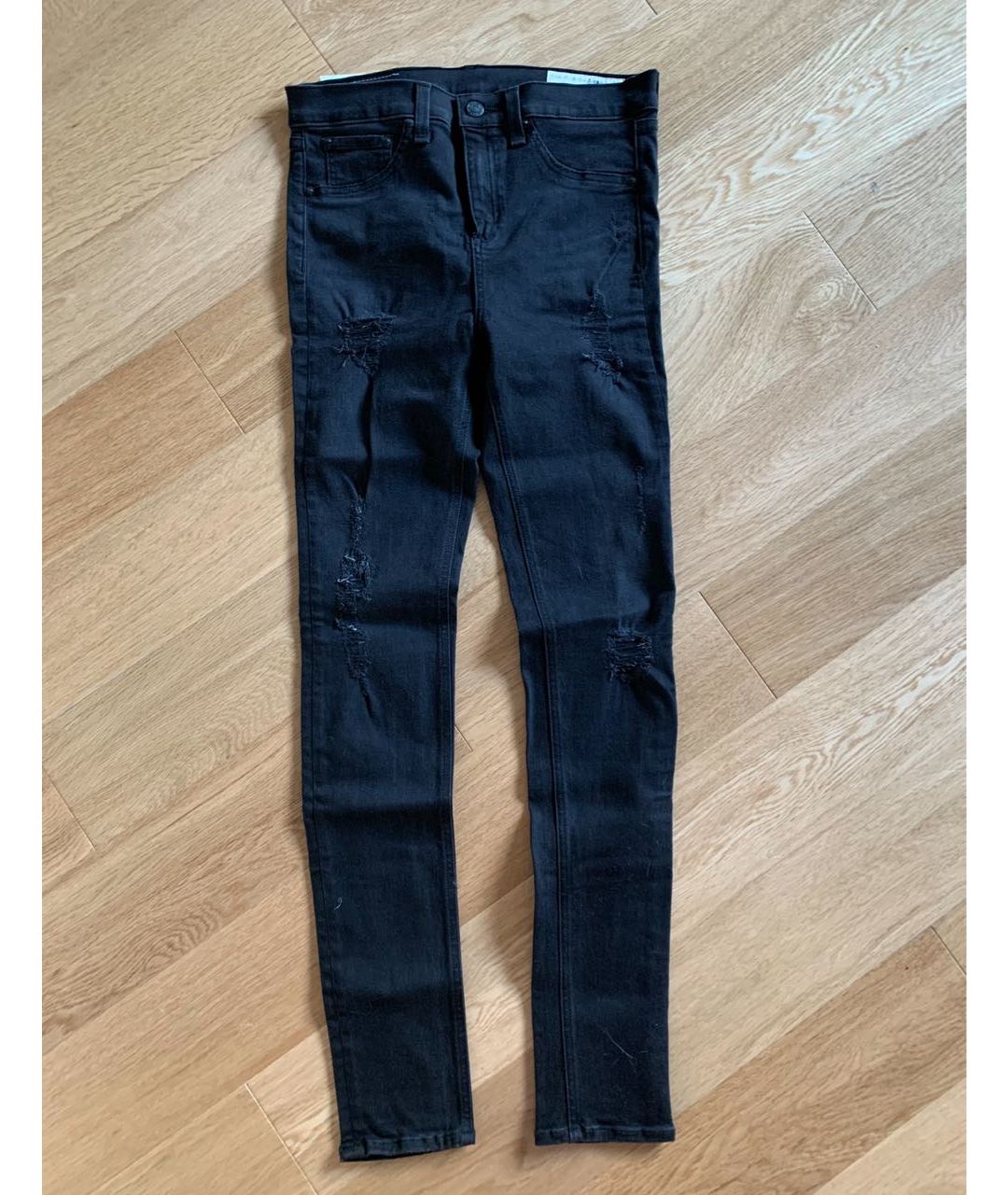 RAG&BONE Черные джинсы слим, фото 4