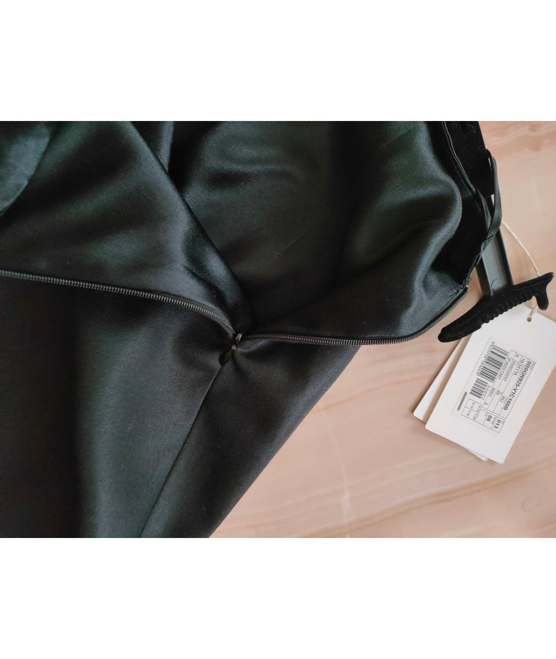 VALENTINO Черная шерстяная юбка миди, фото 8