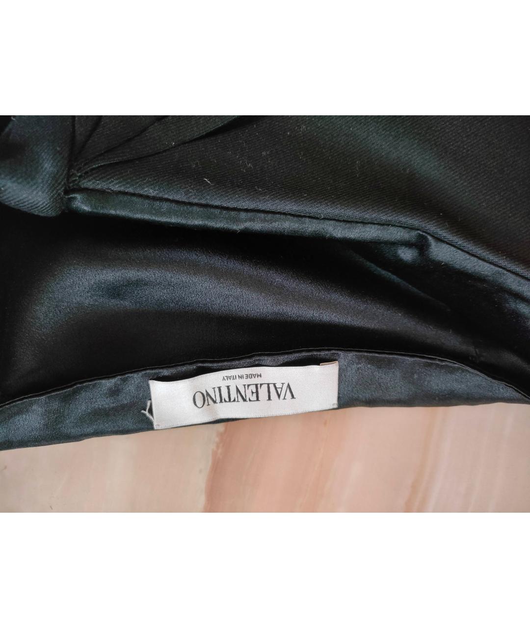 VALENTINO Черная шерстяная юбка миди, фото 3
