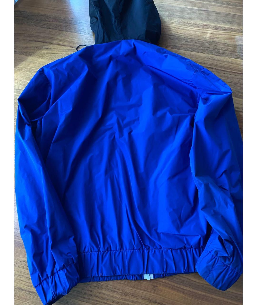 BIKKEMBERGS Синяя полиамидовая куртка, фото 2