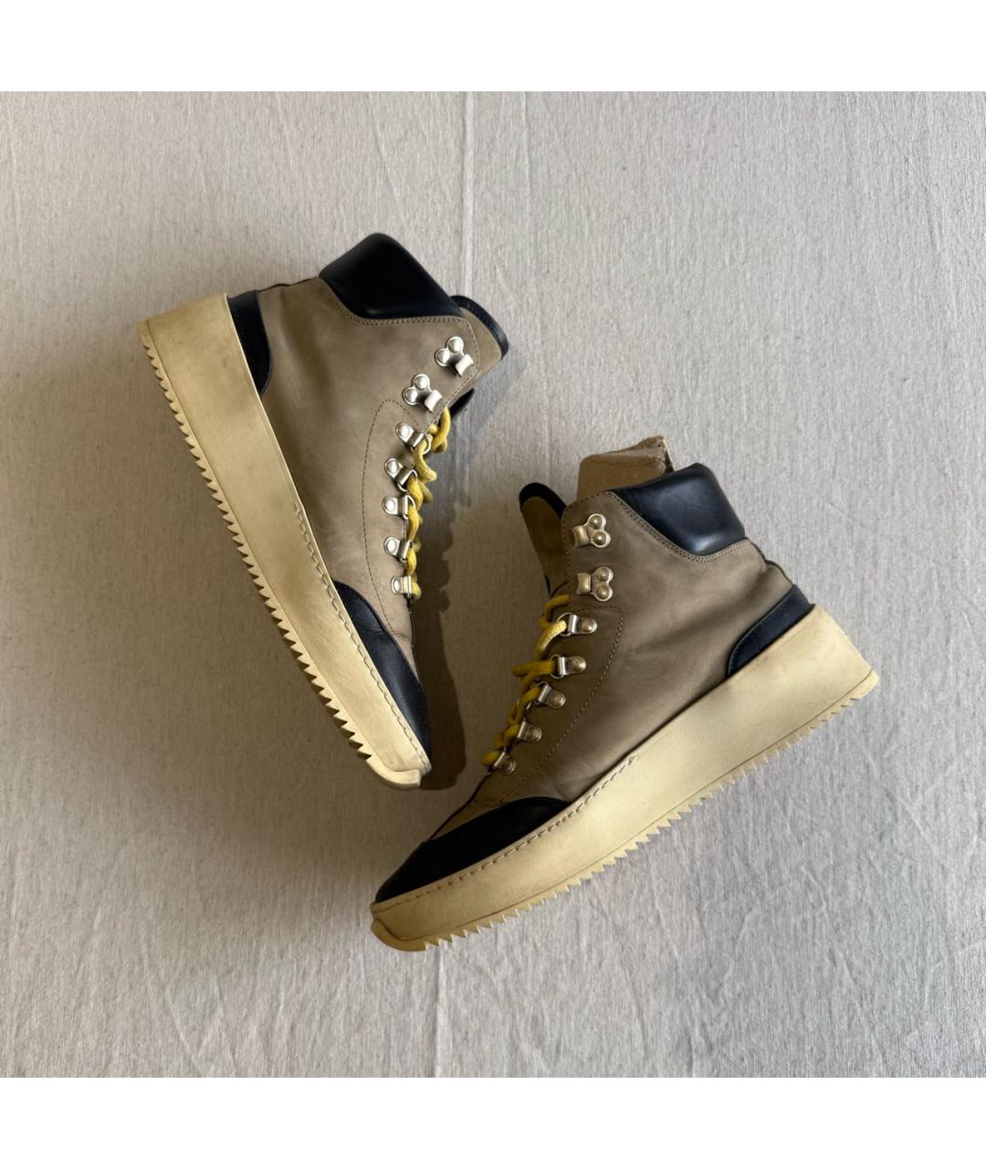 FEAR OF GOD Мульти кожаные высокие кроссовки / кеды, фото 2