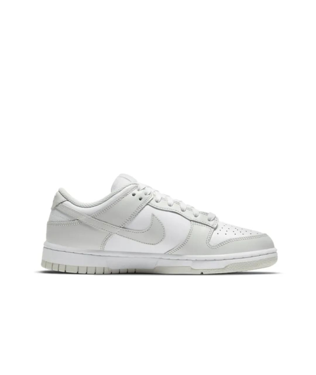 NIKE Серые кожаные кроссовки, фото 2