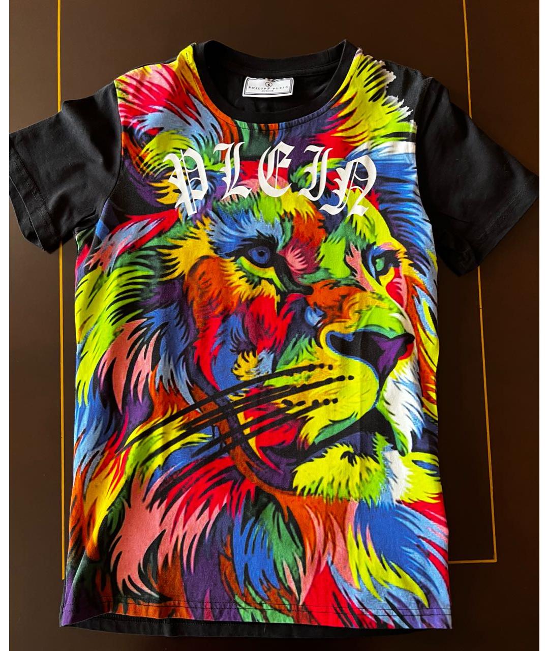PHILIPP PLEIN Черная хлопковая футболка, фото 4