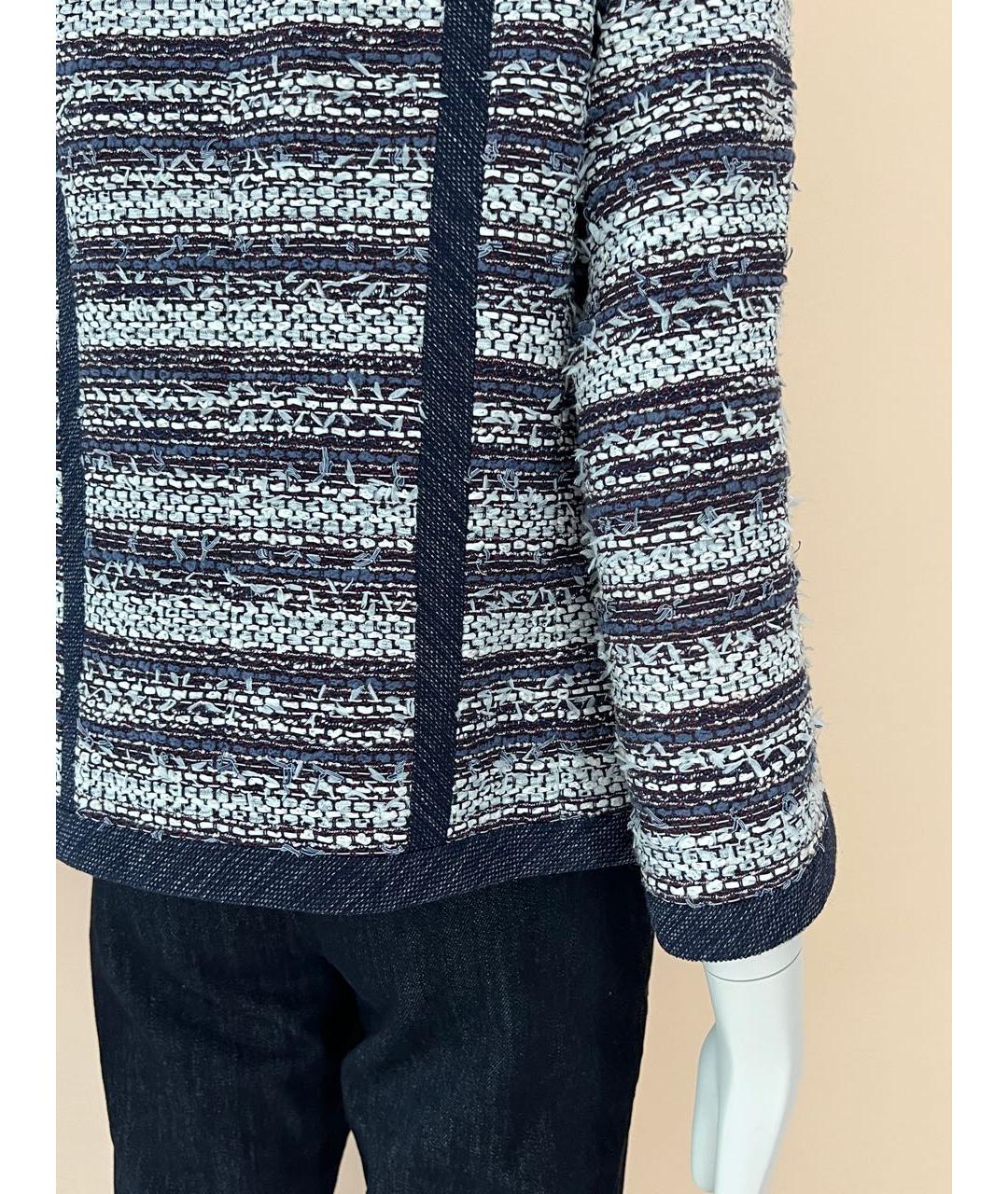 CHANEL Мульти твидовый жакет/пиджак, фото 7