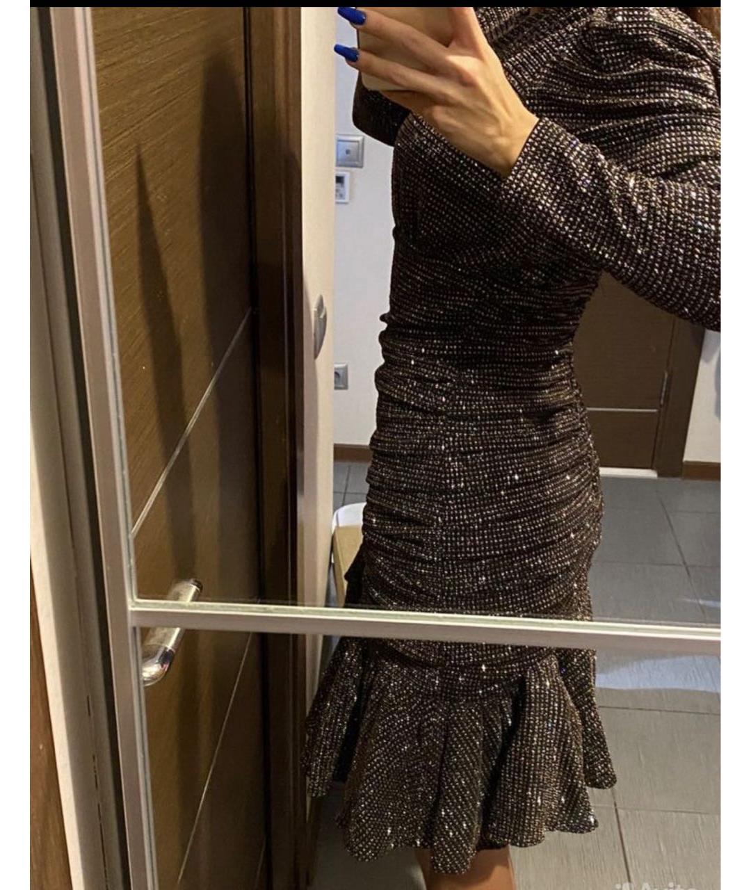 ANIYE BY Серебряное полиамидовое вечернее платье, фото 5