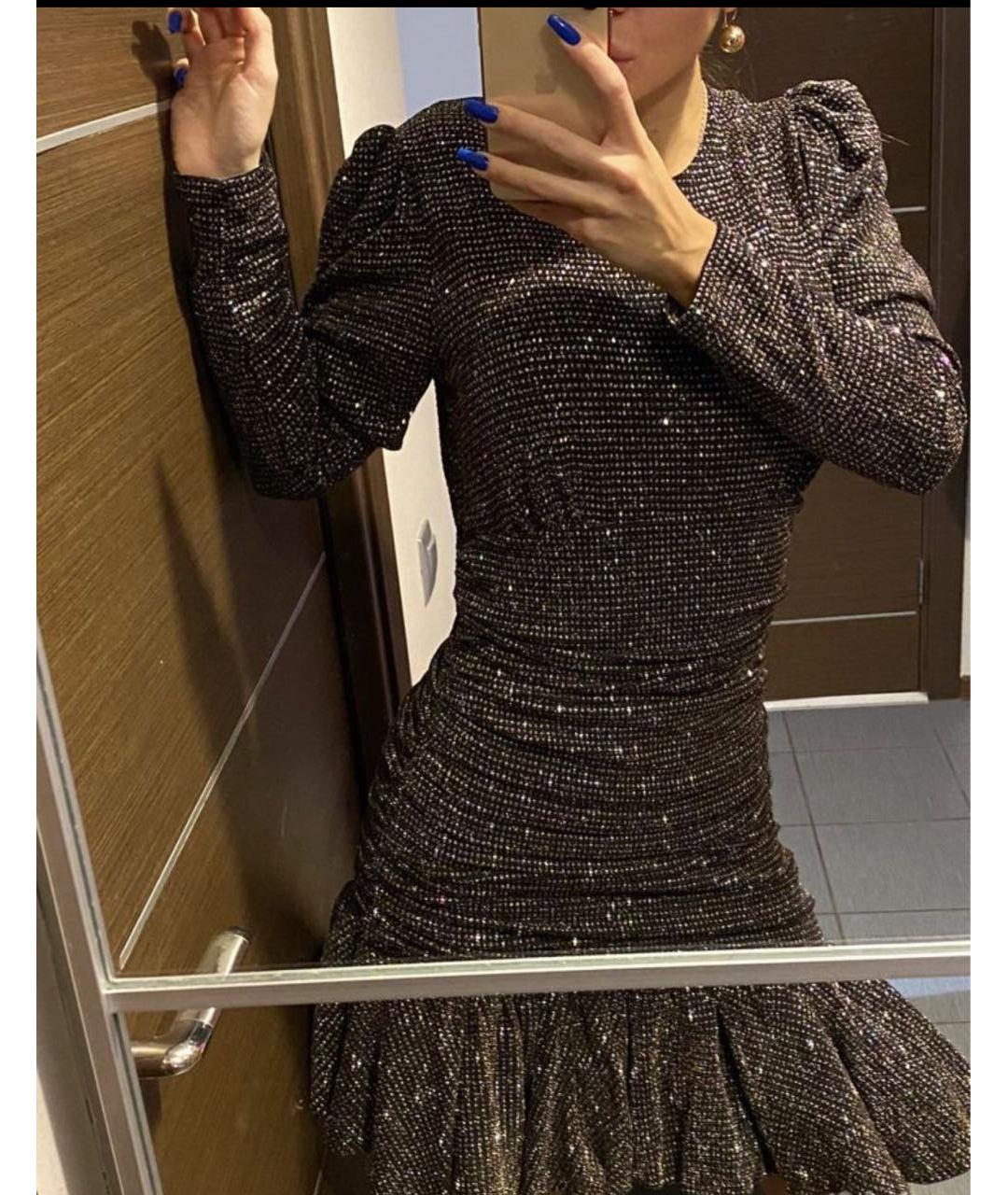 ANIYE BY Серебряное полиамидовое вечернее платье, фото 4