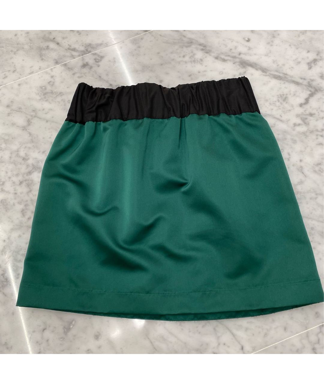 NO. 21 Мульти шелковая юбка мини, фото 2