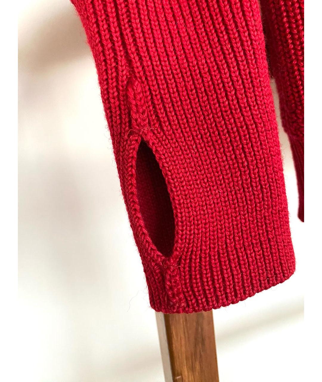 ANDERSEN-ANDERSEN Красный шерстяной джемпер / свитер, фото 6