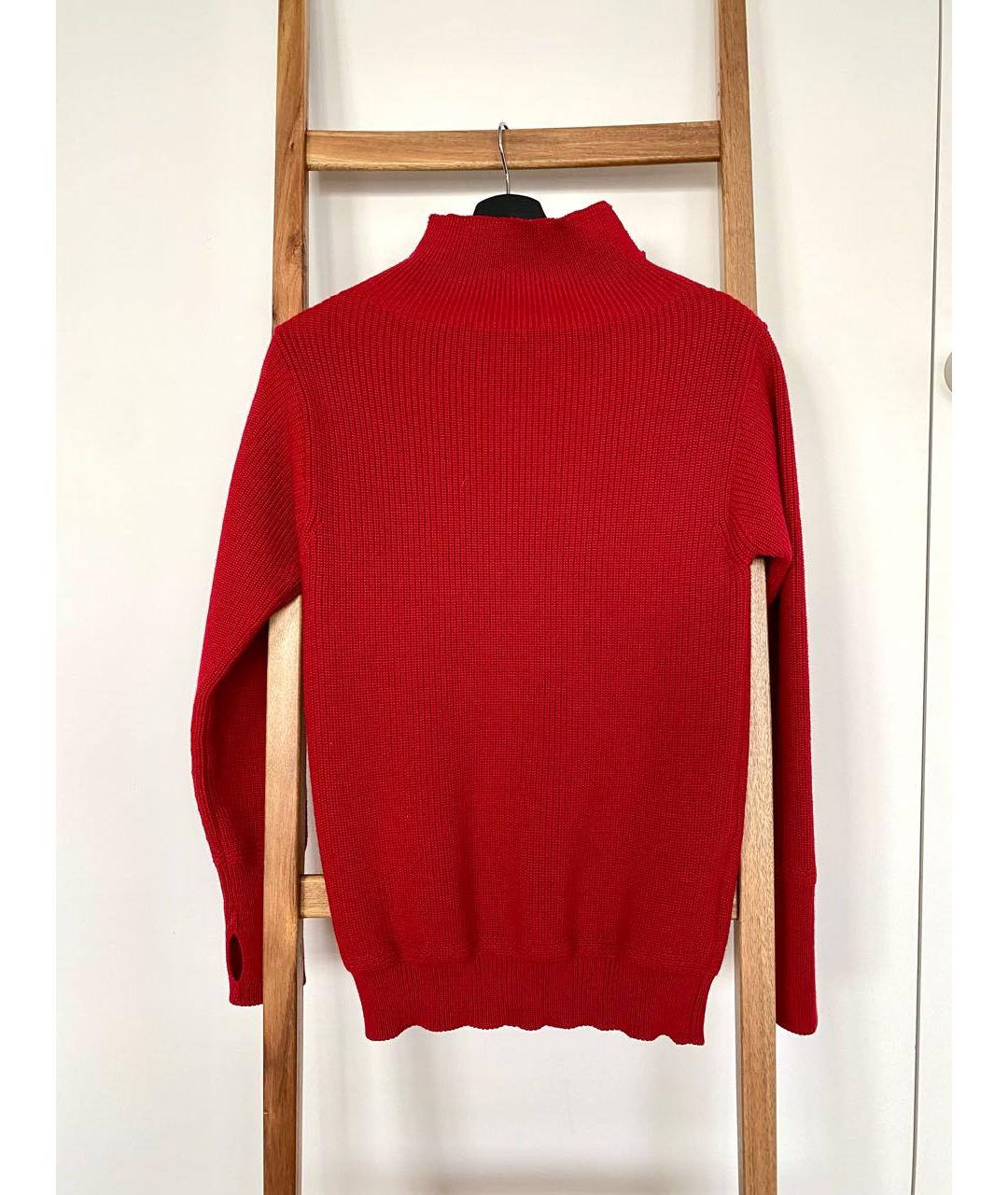 ANDERSEN-ANDERSEN Красный шерстяной джемпер / свитер, фото 8