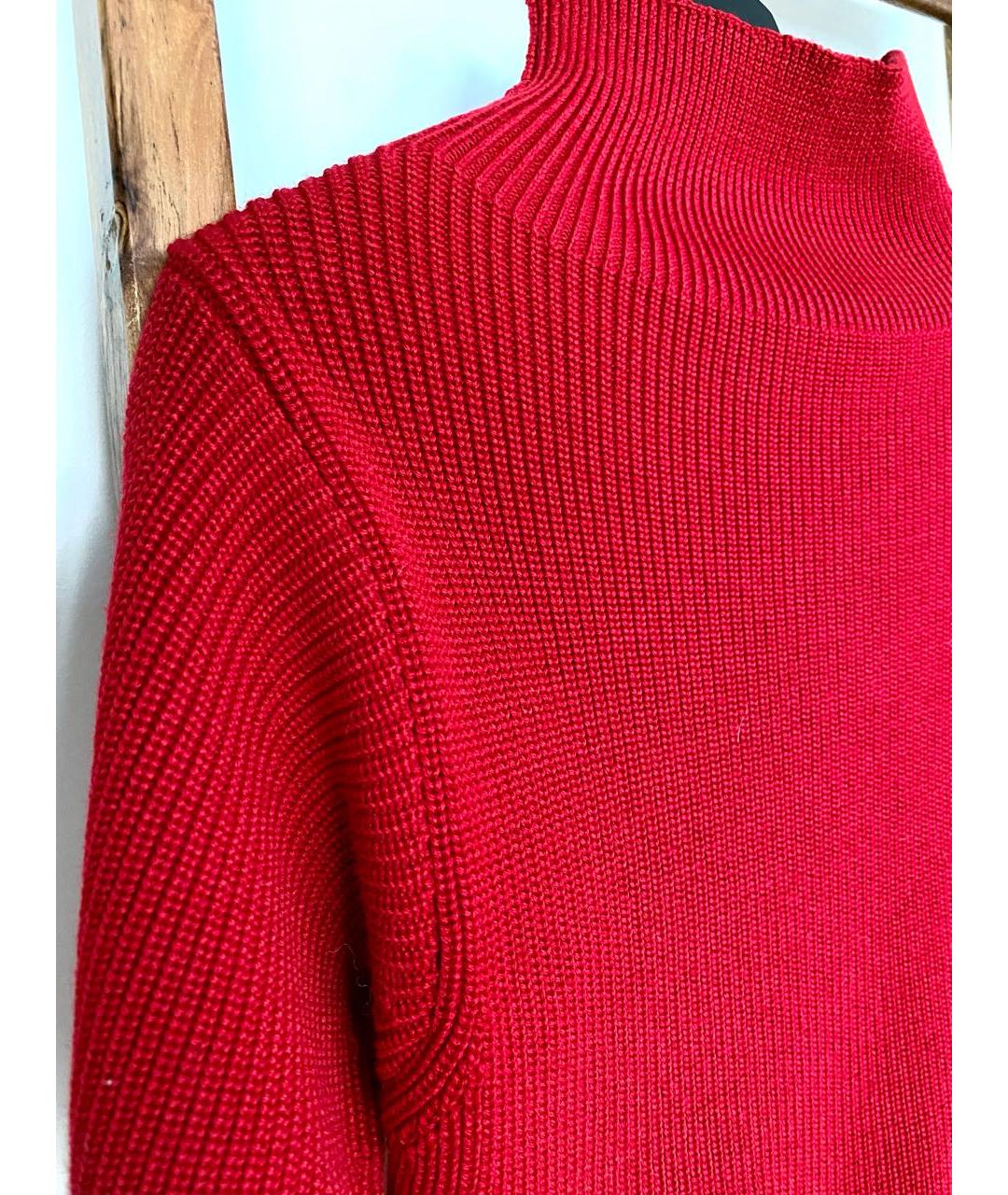 ANDERSEN-ANDERSEN Красный шерстяной джемпер / свитер, фото 2