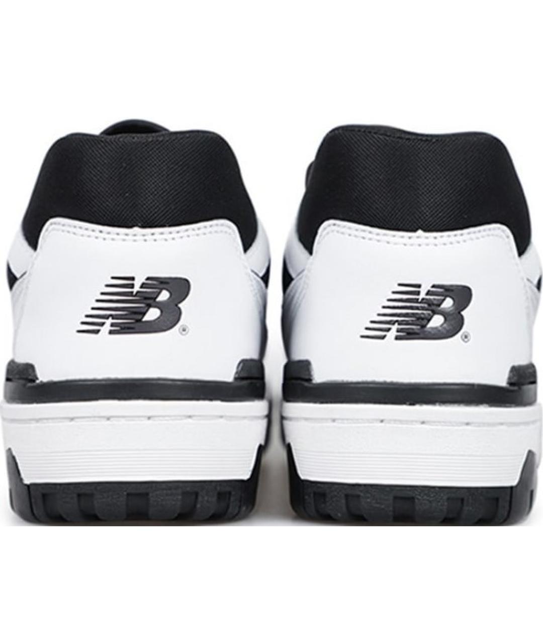 NEW BALANCE Черные кожаные низкие кроссовки / кеды, фото 3