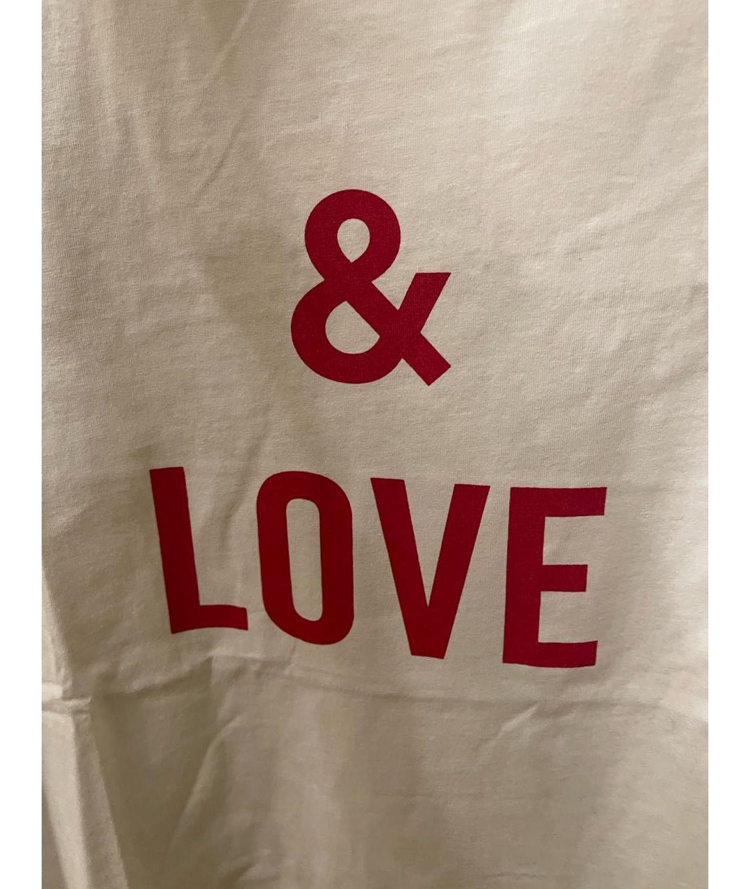 ZADIG & VOLTAIRE Белая хлопковая футболка, фото 4